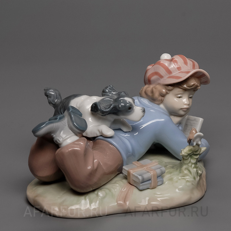 Фарфоровая статуэтка "Прерванный урок" Lladro Испания
