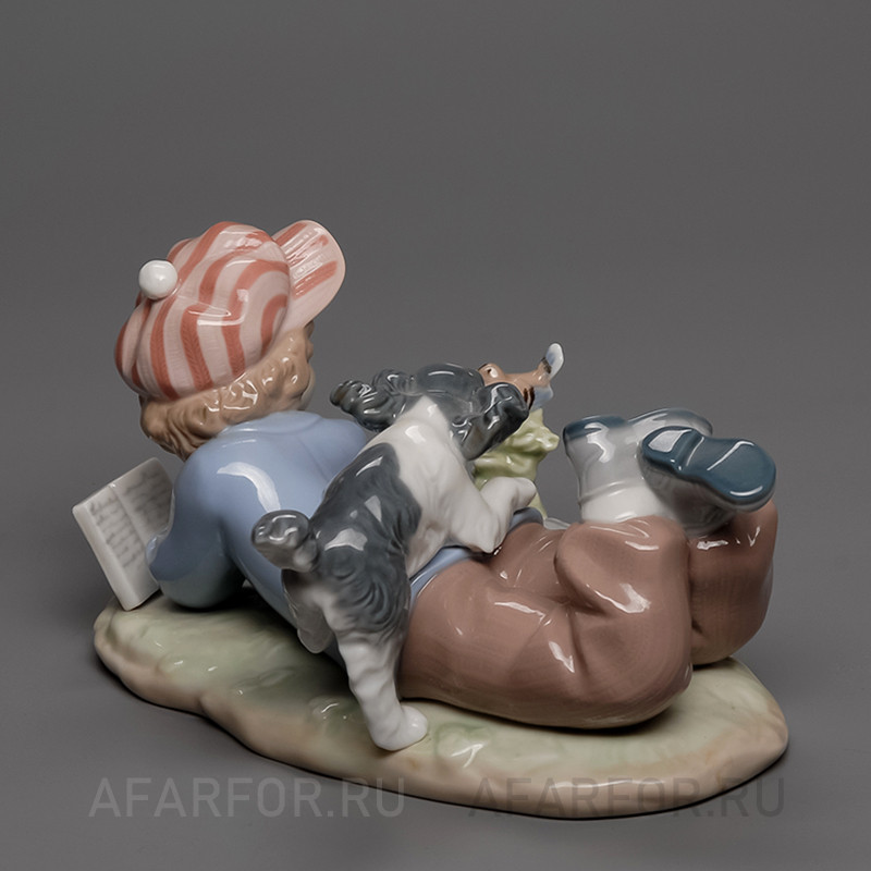 Фарфоровая статуэтка "Прерванный урок" Lladro Испания