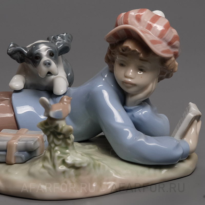 Фарфоровая статуэтка "Прерванный урок" Lladro Испания