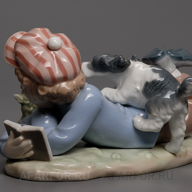 Фарфоровая статуэтка "Прерванный урок" Lladro Испания