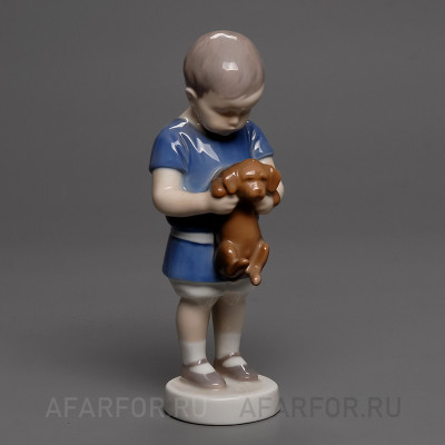 Датская фарфоровая статуэтка Бинг и Грондаль (арт.: 1375-4). Старинная фигурка — редкость для коллекционера и изящный декор.