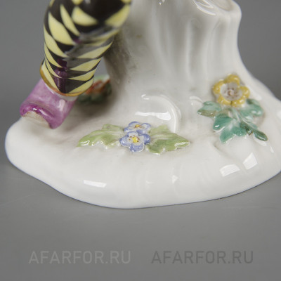 Фарфоровая статуэтка "Арлекин с кружкой" Meissen Германия (арт. 2221-2, фото №27177)