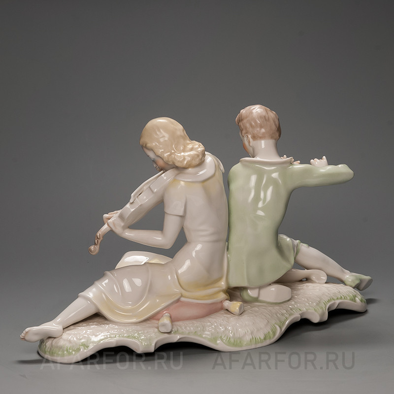 Фарфоровая статуэтка "Мелодия любви" Hutschenreuther Германия