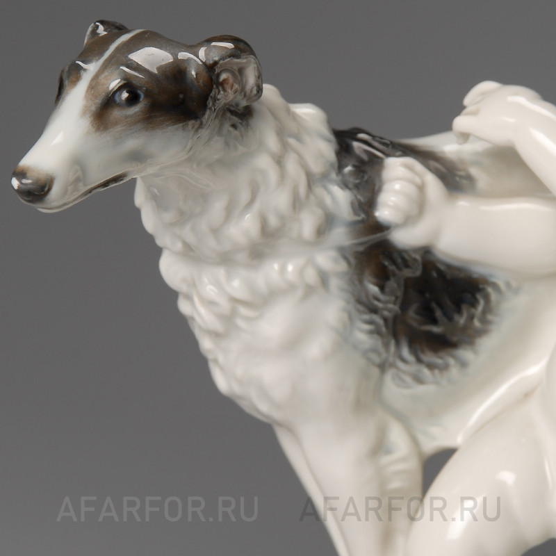 Фарфоровая статуэтка "Мальчик с собакой" Rosenthal Германия