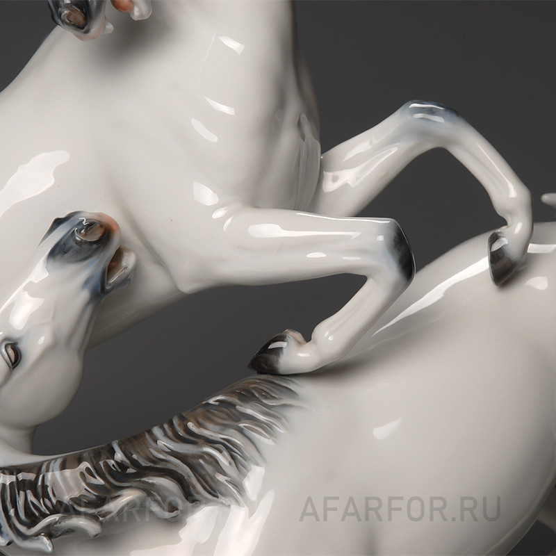 Фарфоровая статуэтка "Играющие лошади" Rosenthal Германия