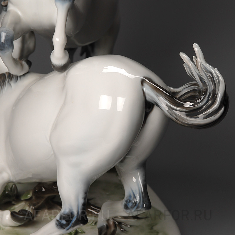 Фарфоровая статуэтка "Играющие лошади" Rosenthal Германия