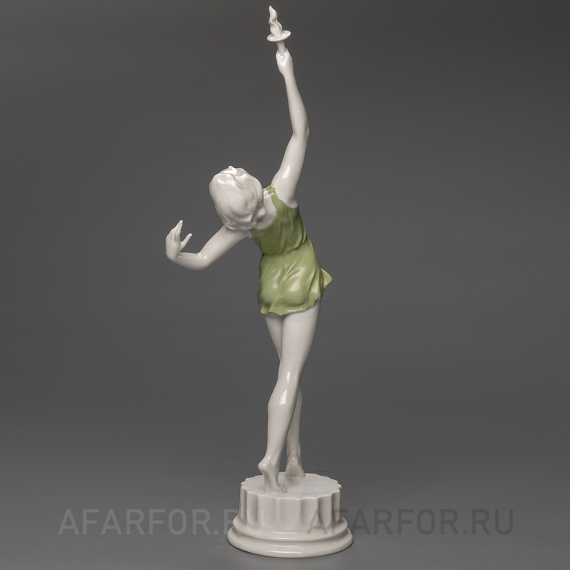 Фарфоровая статуэтка "Девушка с факелом" Rosenthal Германия