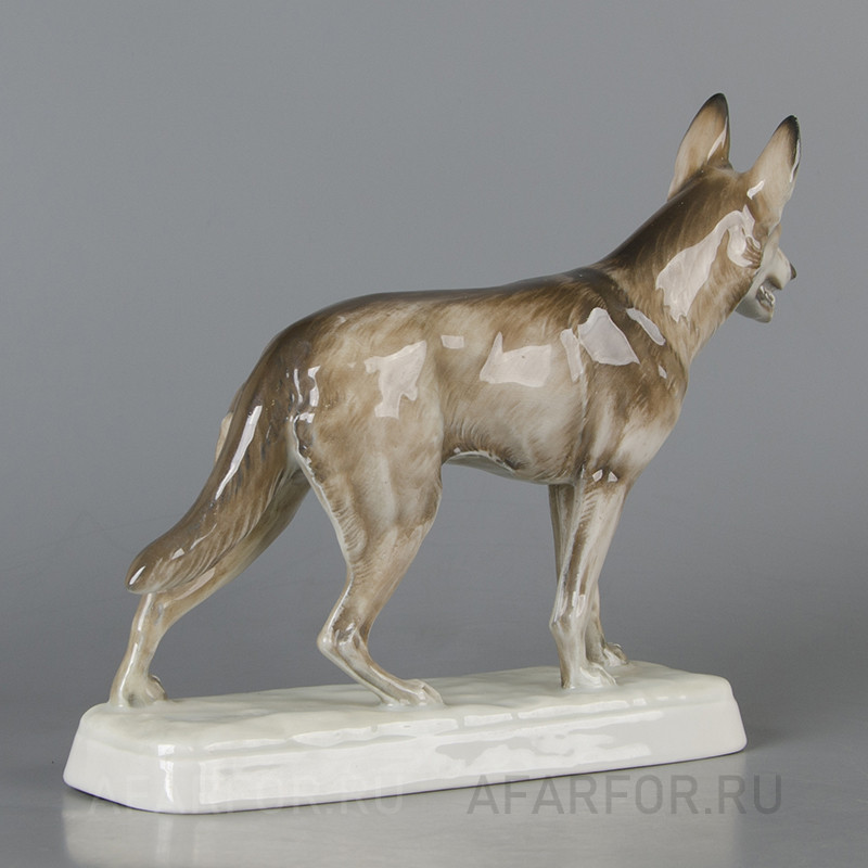 Фарфоровая статуэтка «Немецкая Овчарка» Rosenthal Германия