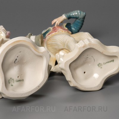 Фарфоровые статуэтки "Беседа. Дама и кавалер" Karl Ens Германия (арт. 331-3, фото №29680)