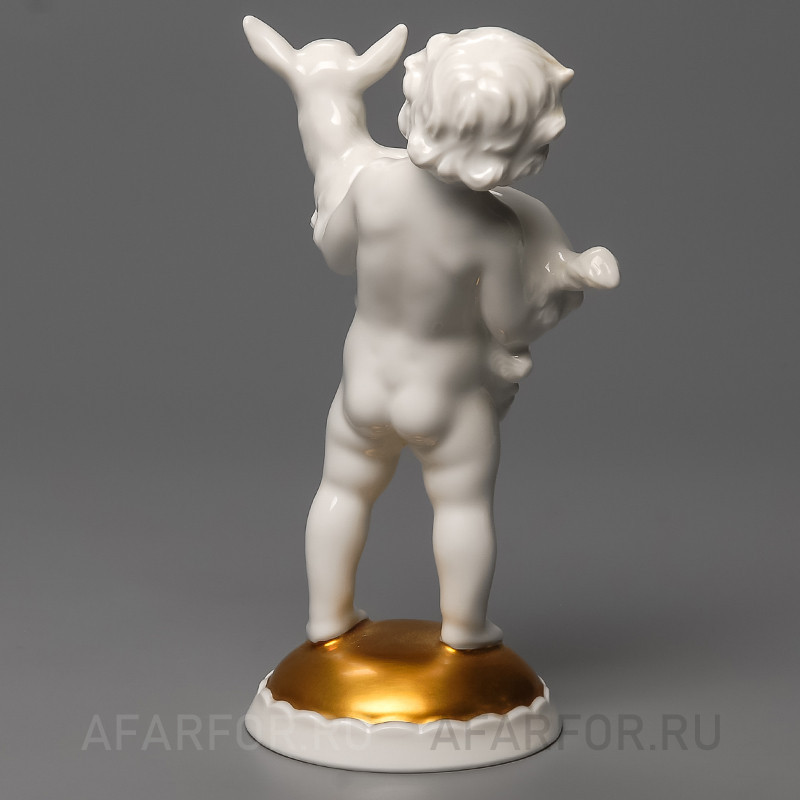Фарфоровая статуэтка "Мальчик с козлёнком" Rosenthal Германия