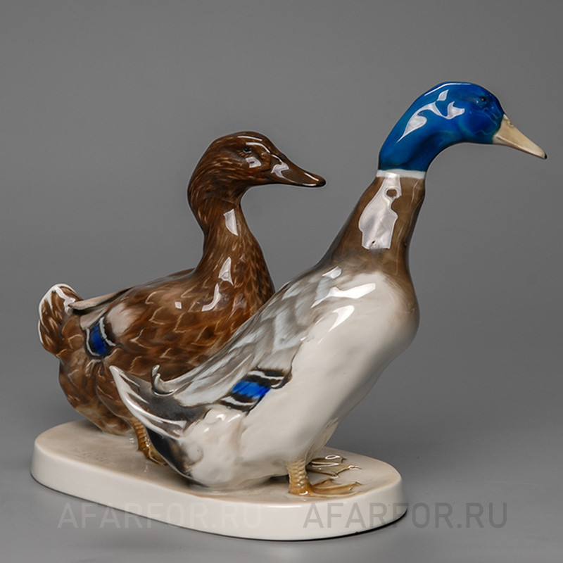 Фарфоровая статуэтка "Утка и Селезень" Rosenthal Германия