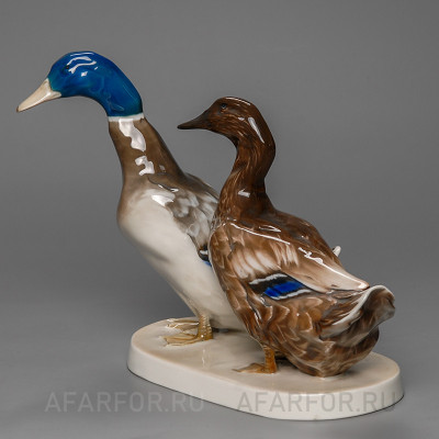 Фарфоровая статуэтка "Утка и Селезень" Rosenthal Германия