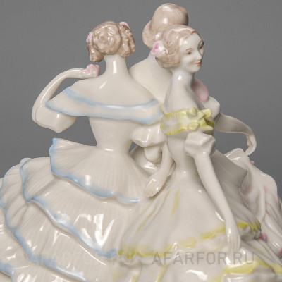 Фарфоровая статуэтка "Танец. Три балерины" Rosenthal Германия (арт. 418-3, фото №30041)