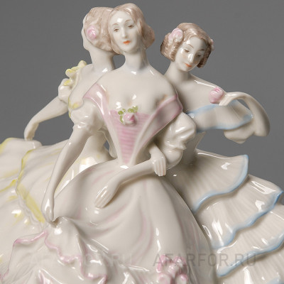 Фарфоровая статуэтка "Танец. Три балерины" Rosenthal Германия (арт. 418-3, фото №30043)