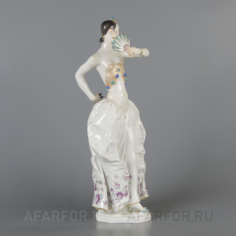 Фарфоровая статуэтка «Танец с Кастаньетами» Meissen Германия