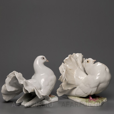 Фарфоровые статуэтки "Два Голубя" Rosenthal Германия (фото №30567)