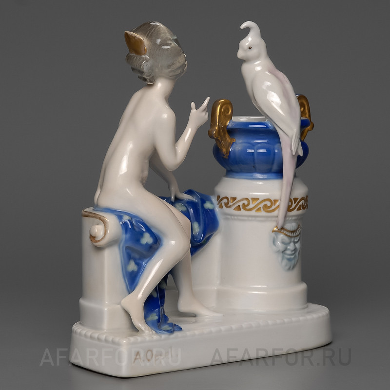 Фарфоровая статуэтка "Венера с Какаду" Rosenthal Германия