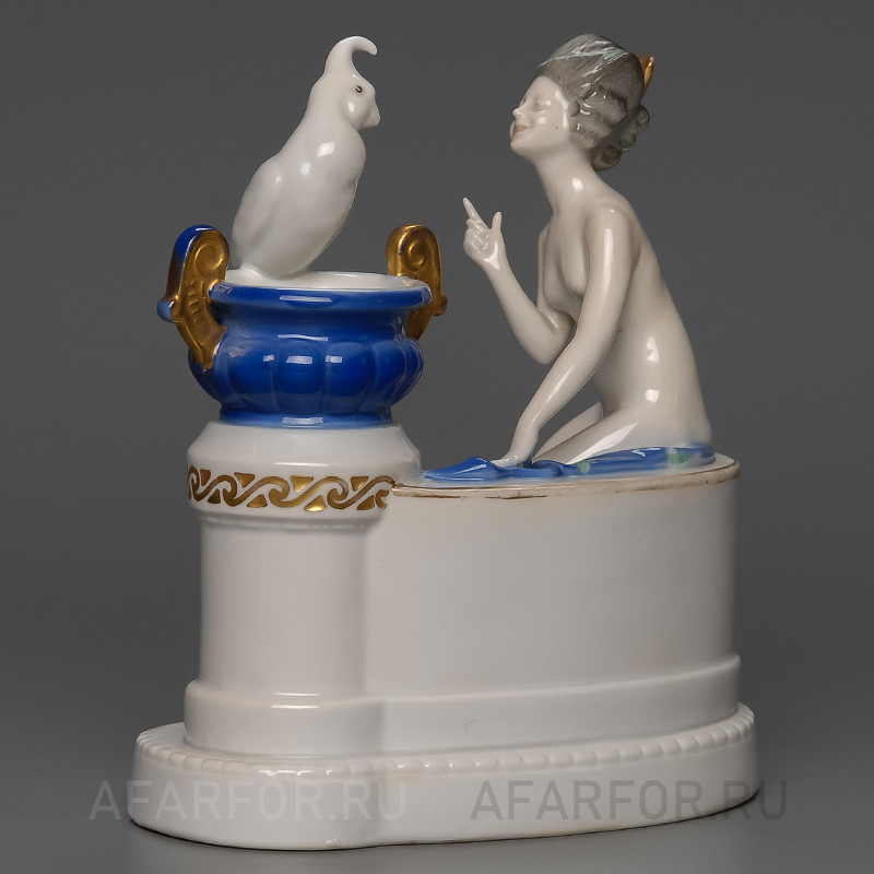Фарфоровая статуэтка "Венера с Какаду" Rosenthal Германия