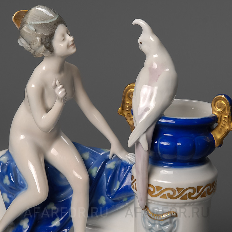 Фарфоровая статуэтка "Венера с Какаду" Rosenthal Германия