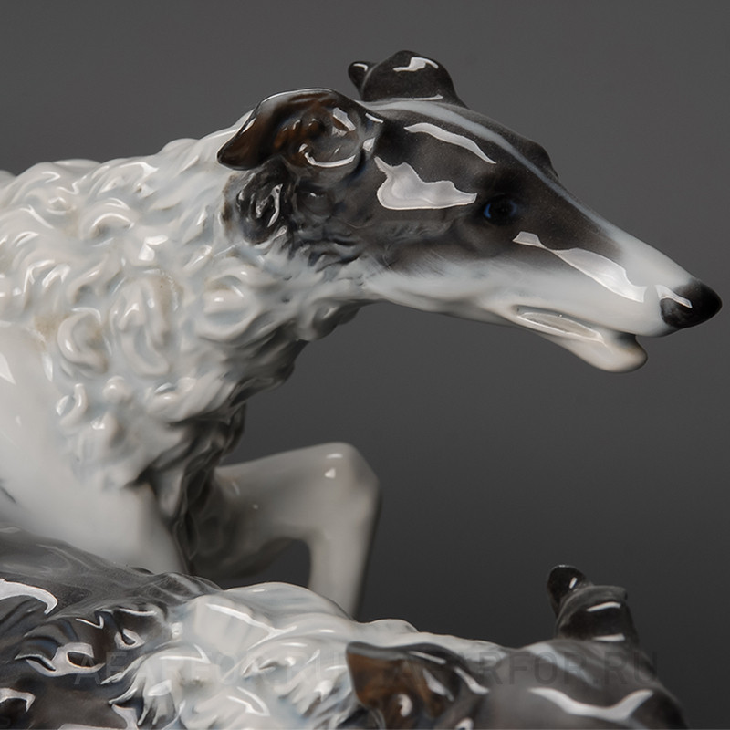 Фарфоровая статуэтка "Бегущие борзые" Rosenthal Германия
