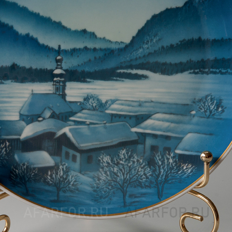 Декоративная тарелка "Рождество 1955" Rosenthal Германия