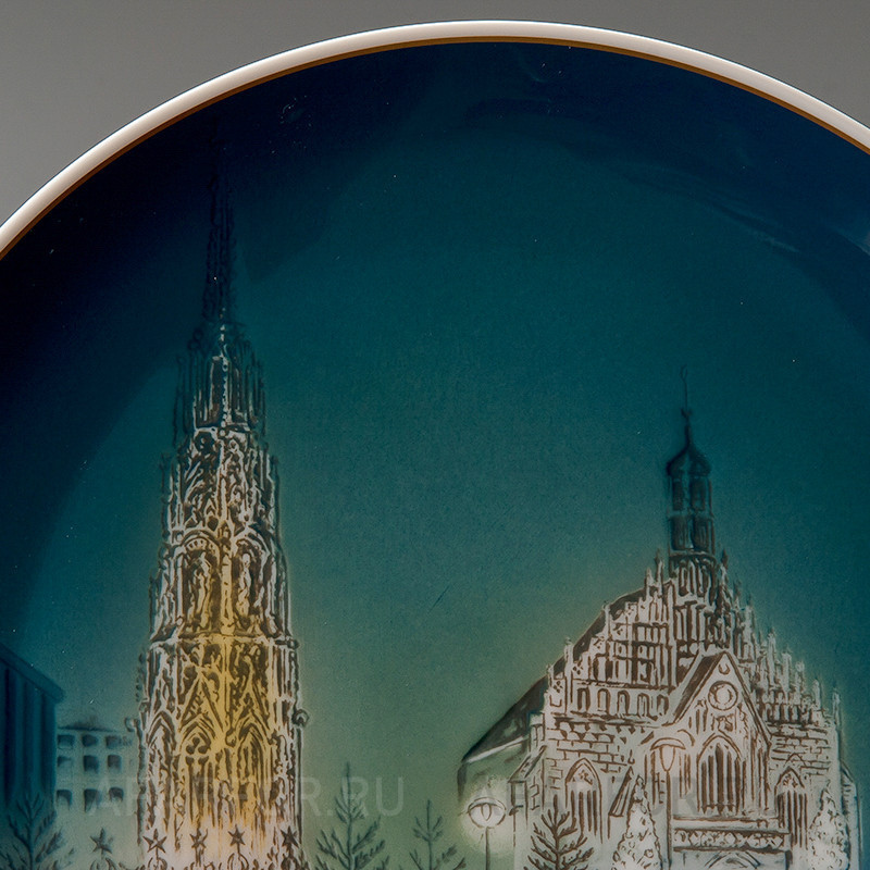 Декоративная тарелка "Рождество 1964" Rosenthal Германия
