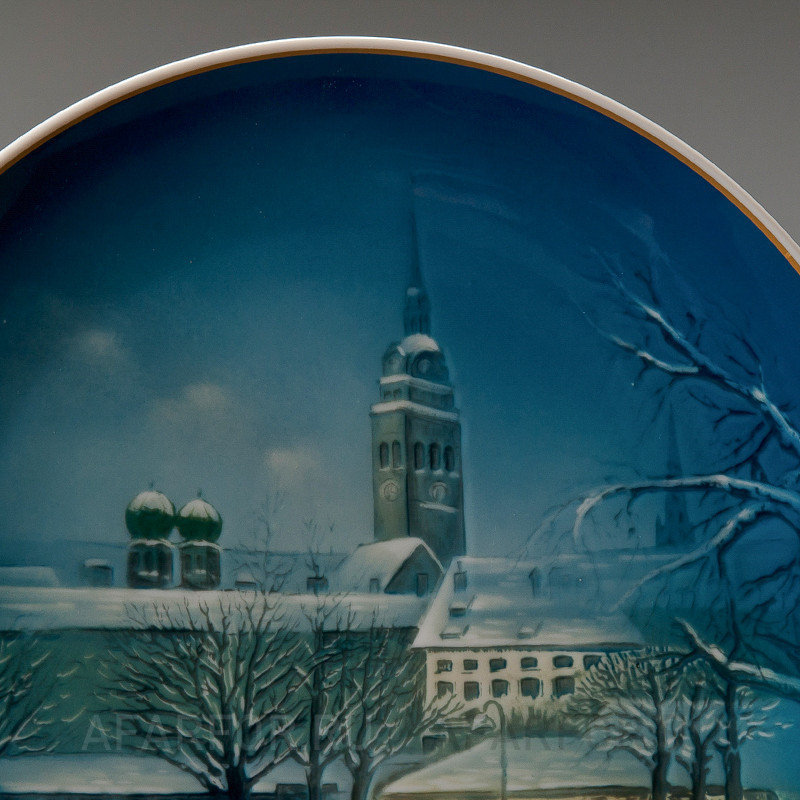 Декоративная тарелка "Рождество 1965" Rosenthal Германия