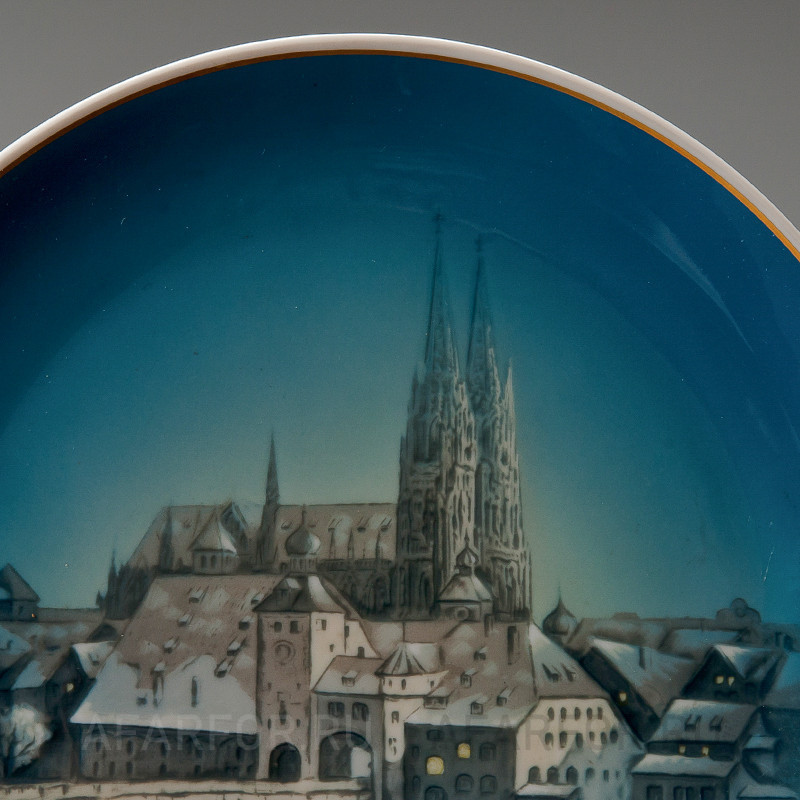 Декоративная тарелка "Рождество 1967" Rosenthal Германия
