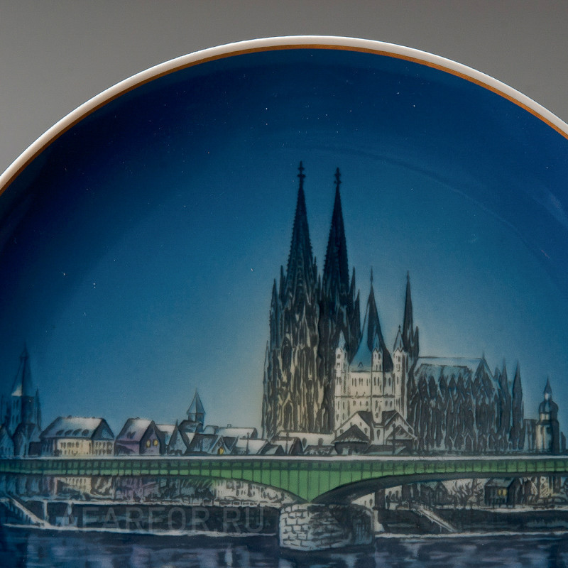 Декоративная тарелка "Рождество 1970" Rosenthal Германия