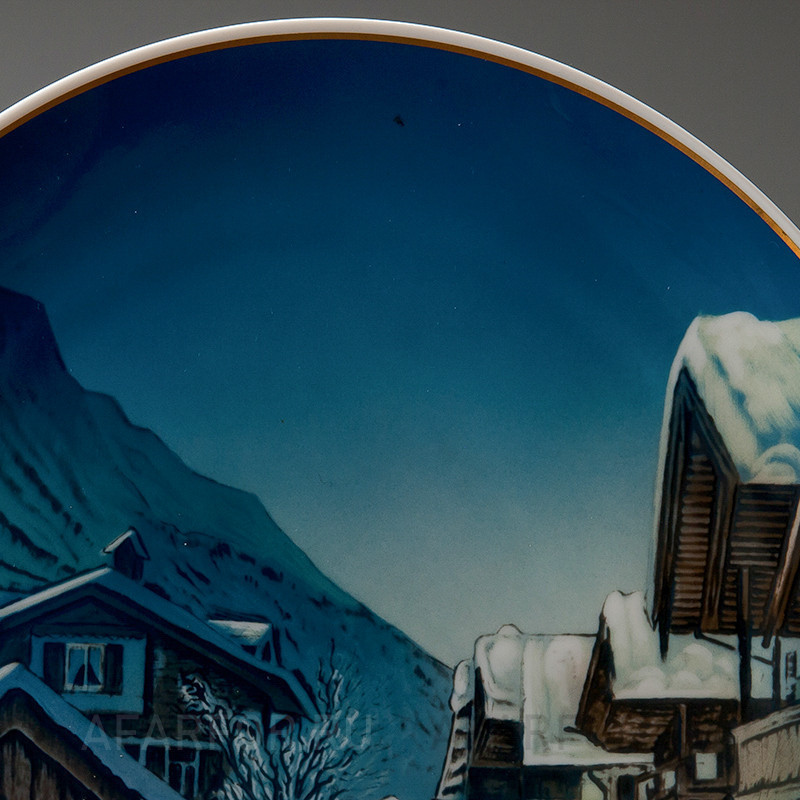 Декоративная тарелка "Рождество 1971" Rosenthal Германия