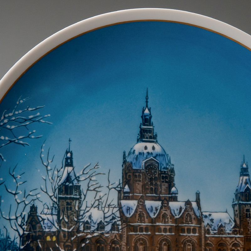 Декоративная тарелка "Рождество 1977" Rosenthal Германия