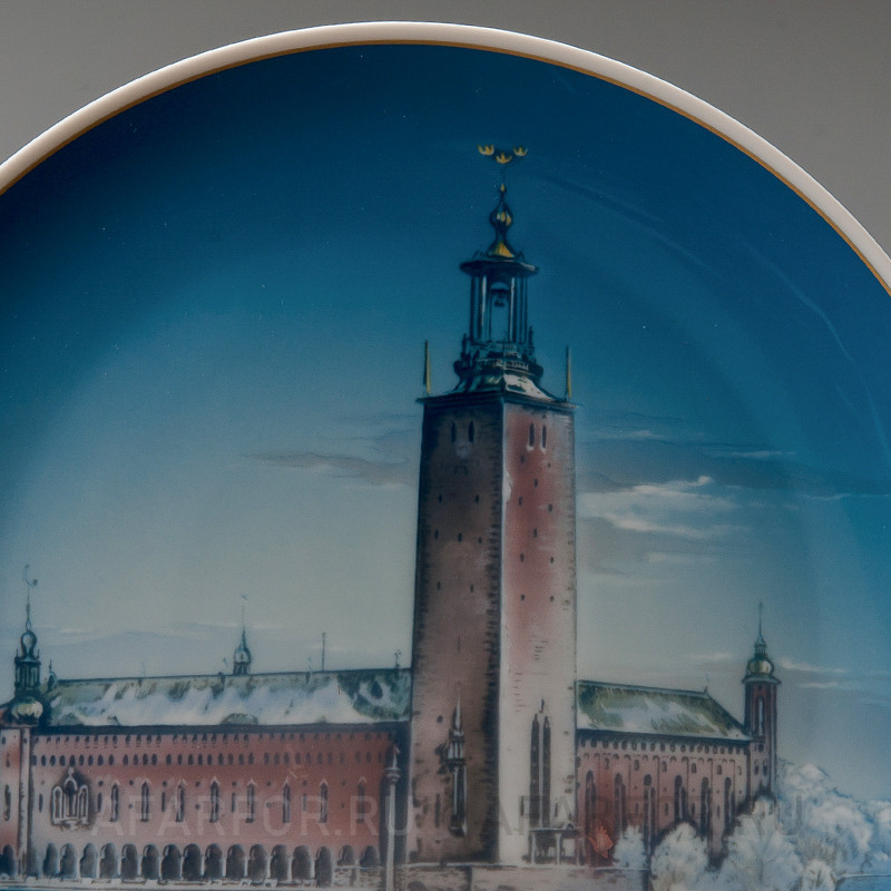 Декоративная тарелка "Рождество 1984" Rosenthal Германия