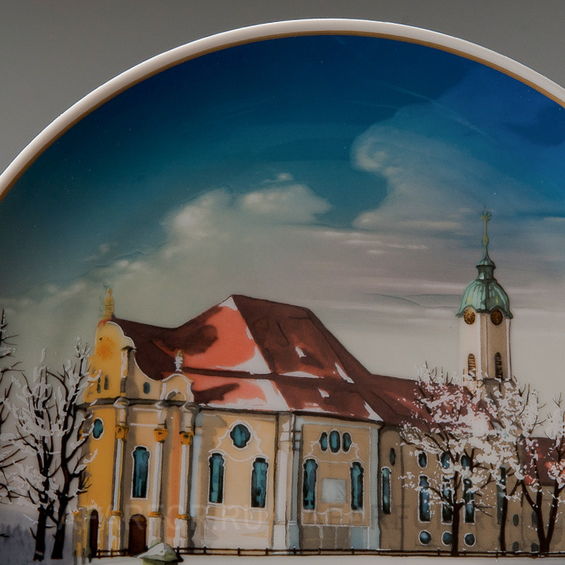 Декоративная тарелка "Рождество 1997" Rosenthal Германия