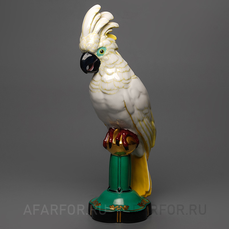 Фарфоровая статуэтка "Попугай Какаду" Rosenthal Германия