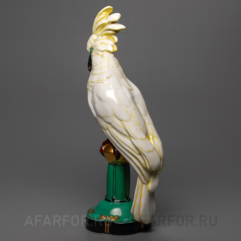 Фарфоровая статуэтка "Попугай Какаду" Rosenthal Германия