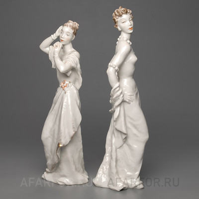 Фарфоровые статуэтки "Красотки. Разговор" Rosenthal Германия (фото №32317)