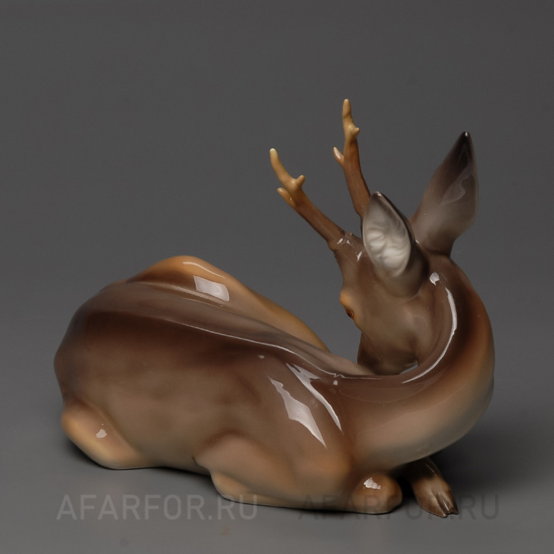 Фарфоровая статуэтка "Оленёнок отдыхает" Rosenthal Германия