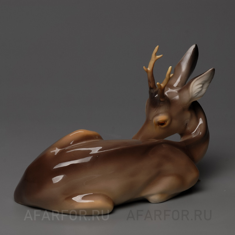 Фарфоровая статуэтка "Оленёнок отдыхает" Rosenthal Германия
