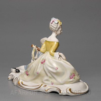 Фарфоровая статуэтка "Мелодия любви. Он и она" Rosenthal Германия (фото №33836)