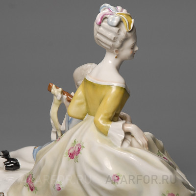 Фарфоровая статуэтка "Мелодия любви. Он и она" Rosenthal Германия (фото №33839)