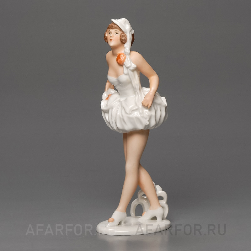 Антикварная фарфоровая статуэтка «Пьеретта. Anita Berber», Rosenthal, Германия (арт. 961-3)