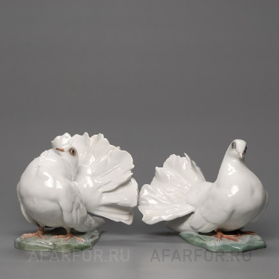 Фарфоровые статуэтки "Пара голубей" Rosenthal Германия