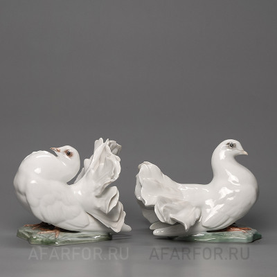 Фарфоровые статуэтки "Пара голубей" Rosenthal Германия (фото №34031)