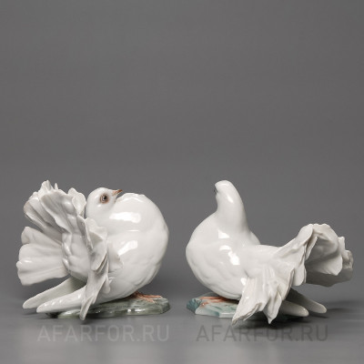 Фарфоровые статуэтки "Пара голубей" Rosenthal Германия (фото №34032)