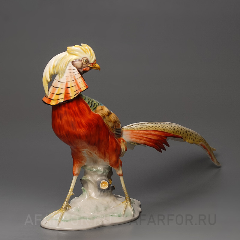 Антикварная фарфоровая статуэтка «Фазан», Hutschenreuther, Германия (арт. 982-3)