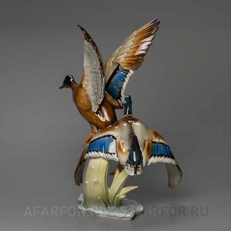 Фарфоровая статуэтка "Взлетающие утки" Rosenthal Германия