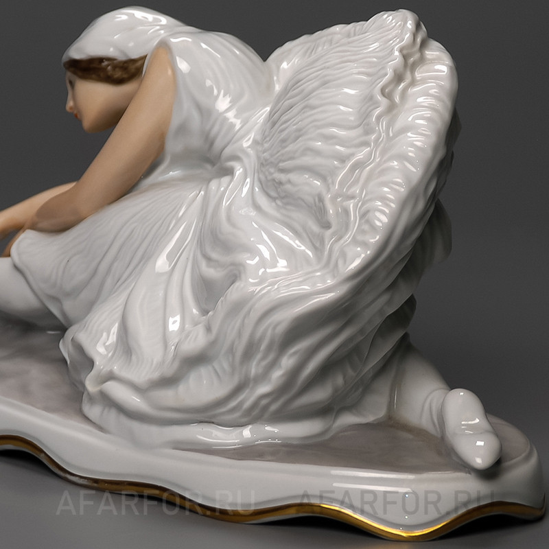 Фарфоровая статуэтка "Умирающий лебедь. Анна Павлова" Rosenthal Германия