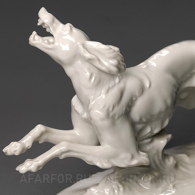 Фарфоровая статуэтка "Русская псовая борзая" Rosenthal Германия (фото №34946)