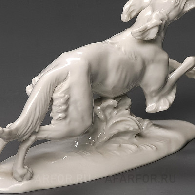 Фарфоровая статуэтка "Русская псовая борзая" Rosenthal Германия (фото №34947)