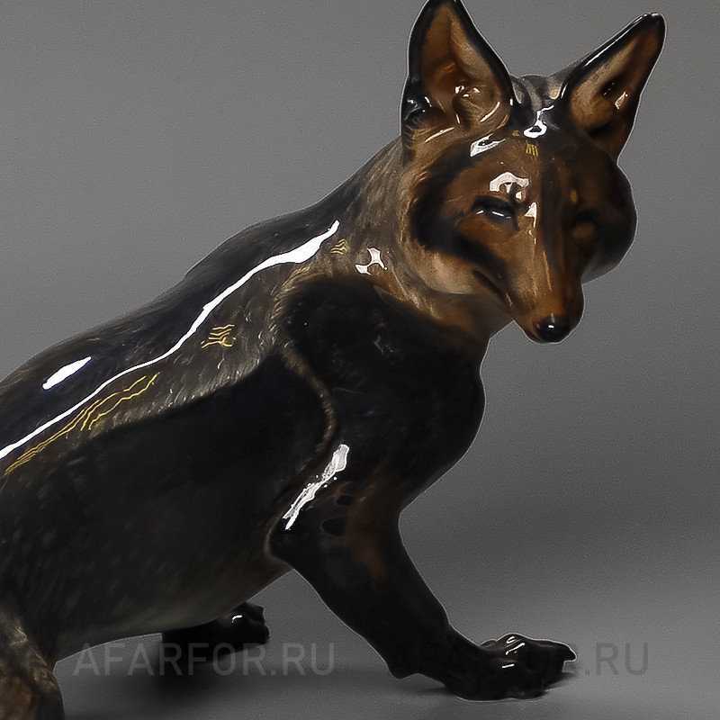 Фарфоровая статуэтка "Лиса" Rosenthal Германия